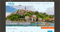 Desktop Screenshot of adria-dream.de