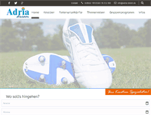 Tablet Screenshot of adria-dream.de